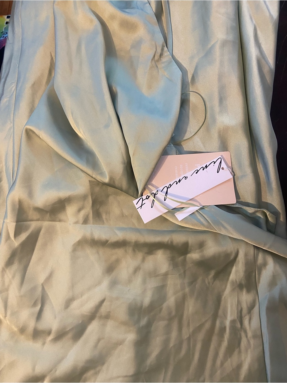 NWT - REVOLVE Kira Maxi Dress in Pistachio Green by Line and Dot, Size Medium - Picture 7 of 7